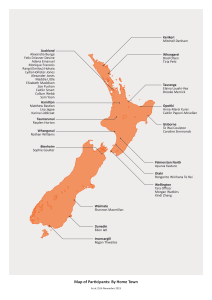 20151201 TacklingPovertyNZ Map of participants - home town
